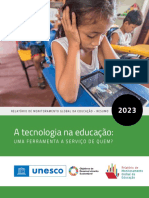 Relatório UNESCO - A Tecnologia Na Educação-Uma Ferramenta A Serviço de Quem