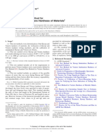 Knoop and Vickers Hardness of Materials: Standard Test Method For