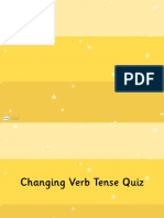 T2 E 422 Changing Verb Tense by Adding Ing SPaG Powerpoint Quiz