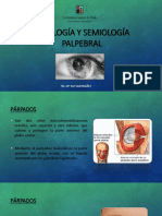 Fisiología Y Semiología Palpebral: Tm. M Paz Santibáñez