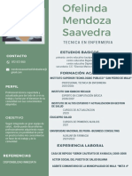 Curriculum Ofelinda Mendoza Saavedra