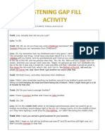 Listening Activity. SAMUEL T PDF