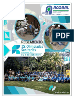 Reglamento General Olimpiadas Sanitarias 2022