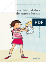 Una Terrible Palabra de Nueve Letras (LITERATURA INFANTIL - Premio Ciudad de Málaga) (Spanish Edition) (Romero Etc.) (Z-Library)