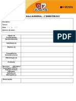 MODELO ADAPTADO DE PLANO DE AULA QUINZENAL