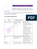 BYJUS Exam Prep Nobel Prize Winners 14th October 2022 1