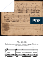 Bach (1720) - Explication Unterschiedlicher