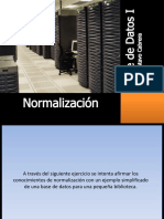 Normalizacion de Base de Datos