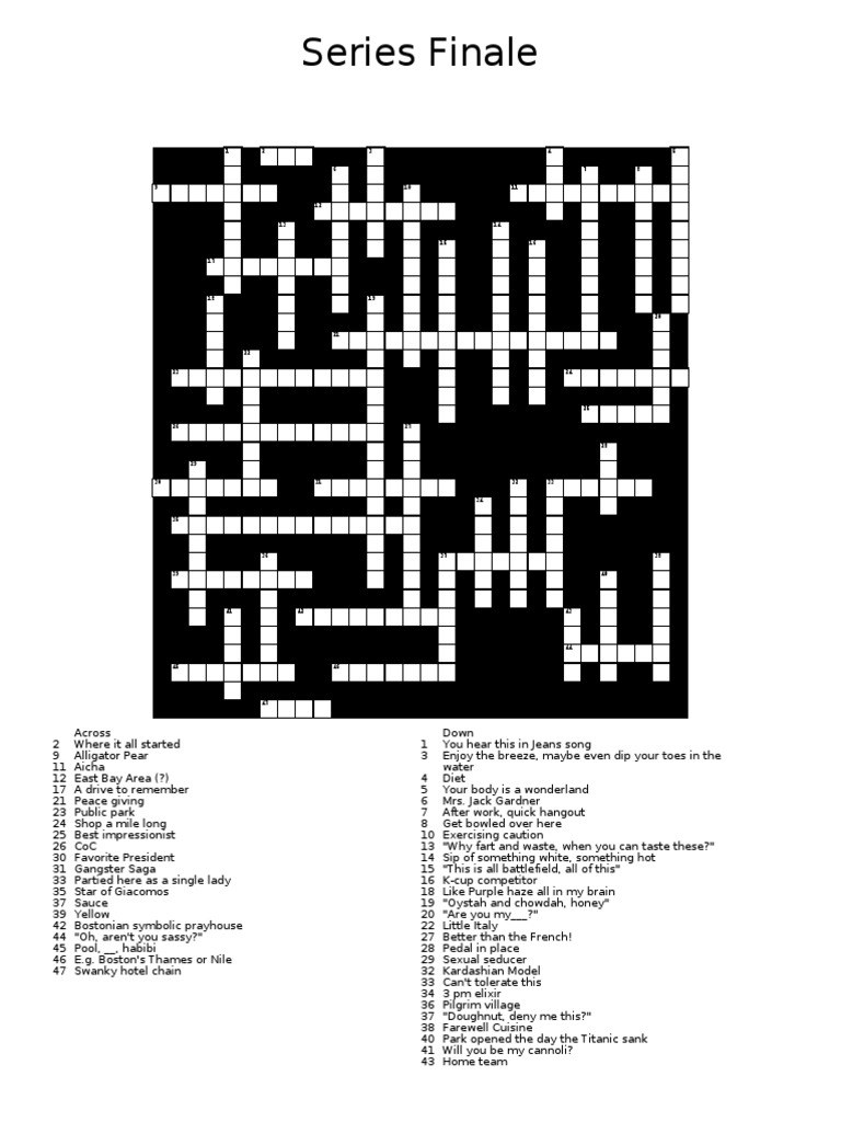 Crossword PDF