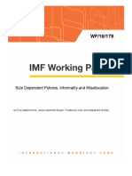 Size Dependent Policies, Informality and Misallocation - Dabla Norris Et Al.