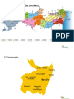 Mapa Das 20 Circunscrições Judiciárias - Com Relação Das Comarcas e Termos - 29.02.2016