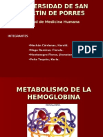 METABOLIMSO de La Hemoglobin A