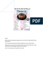 CARLOTTA DE NUTELLA by Pastelería CF