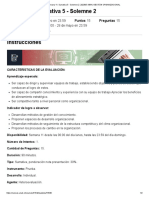 Semana 11 - Sumativa 5 - Solemne 2 - GESTIÓN ORGANIZACIONAL