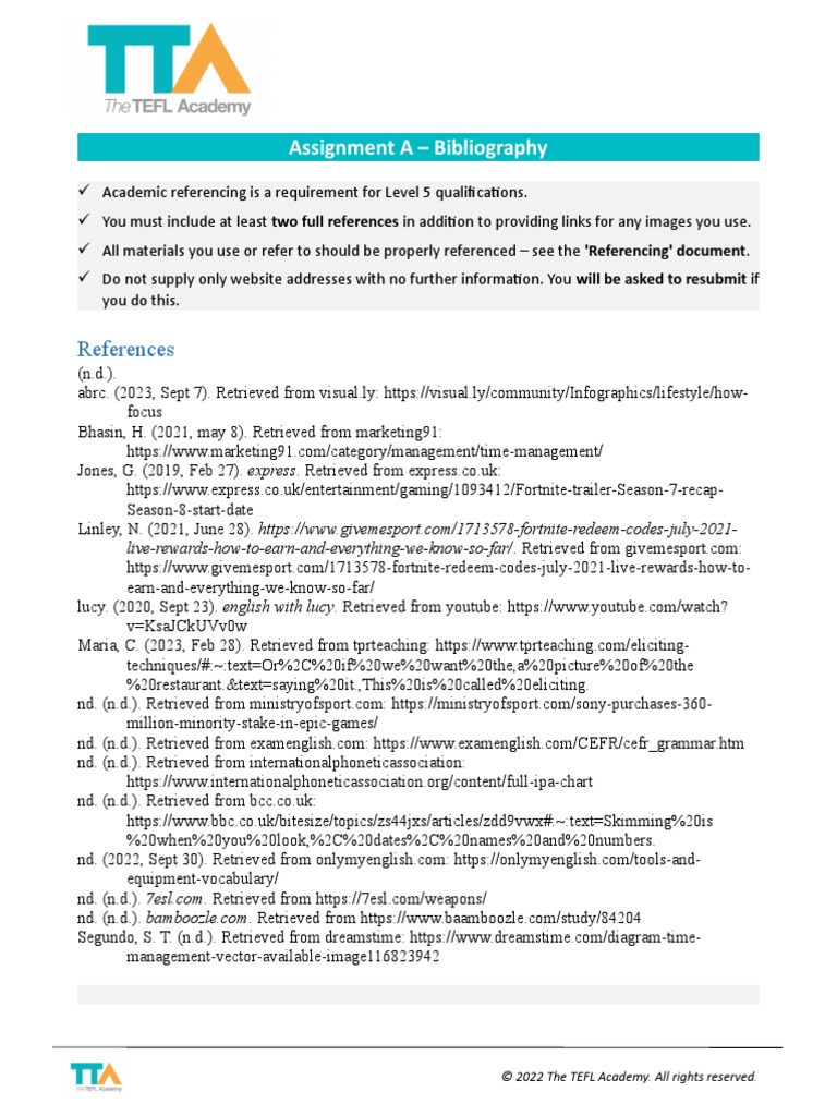 Level 5 Academic Referencing Guide | PDF