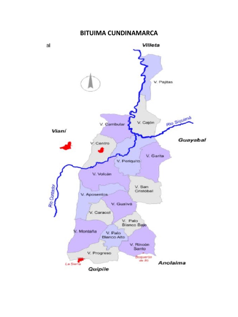 Mapa Bituima Cundinamarca | PDF