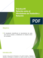 Práctica5 Relación Entre El Movimiento de Traslación y Rotación