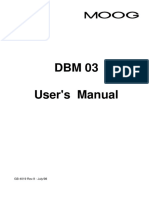 Moog ServoDrives DBM03 User - Manual en