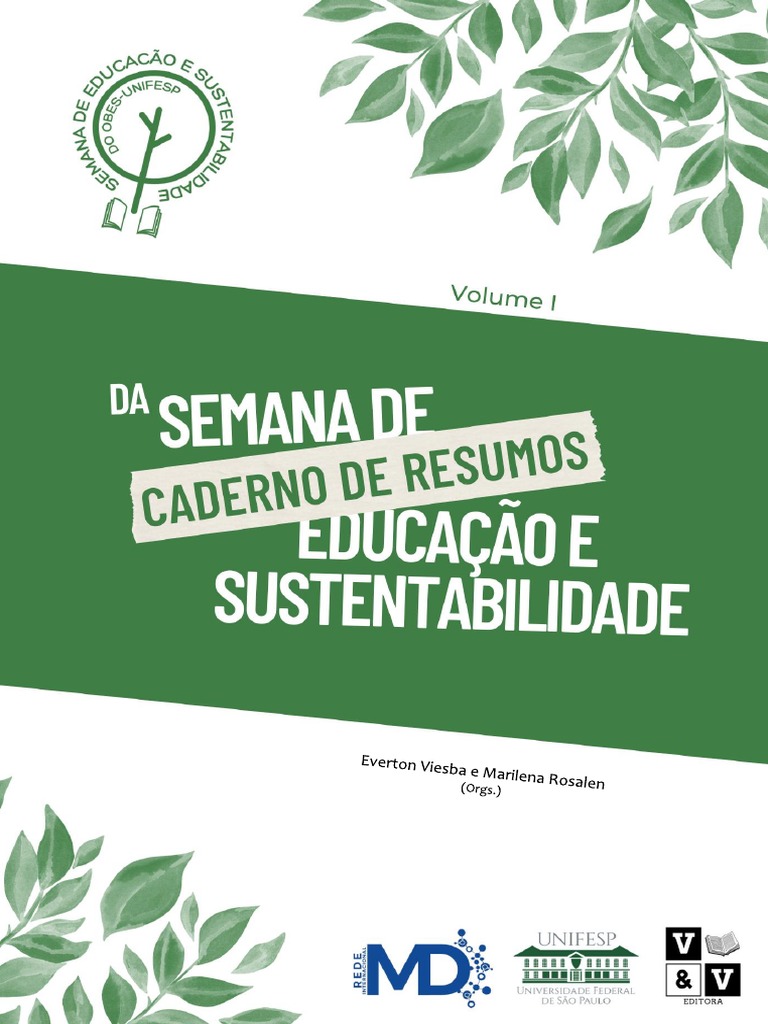 LIVRO - Caderno de Resumos Da Semana de Educação e Sustentabilidade | PDF