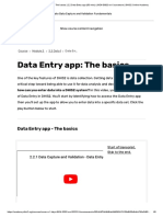Data Entry App - The Basics - 2.2 Data Entry App (50 Mins) - GEN-D002-en Courseware - DHIS2 Online Academy