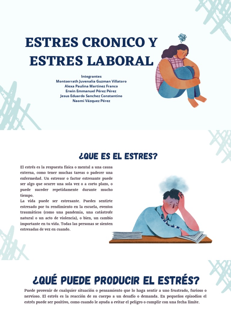 Estrés Crónico y Estrés Laboral | PDF | Estrés (biología) | Ansiedad