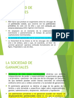 Tema 4. Los Regímenes Económico-Matrimoniales. La Sociedad de Gananciales