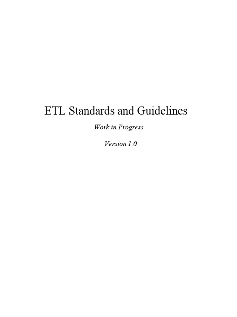 ETL Best Practices for Ab Initio | PDF | Computer File | Databases