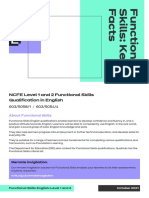 Functional Skills English Qualification Factsheet Version 10