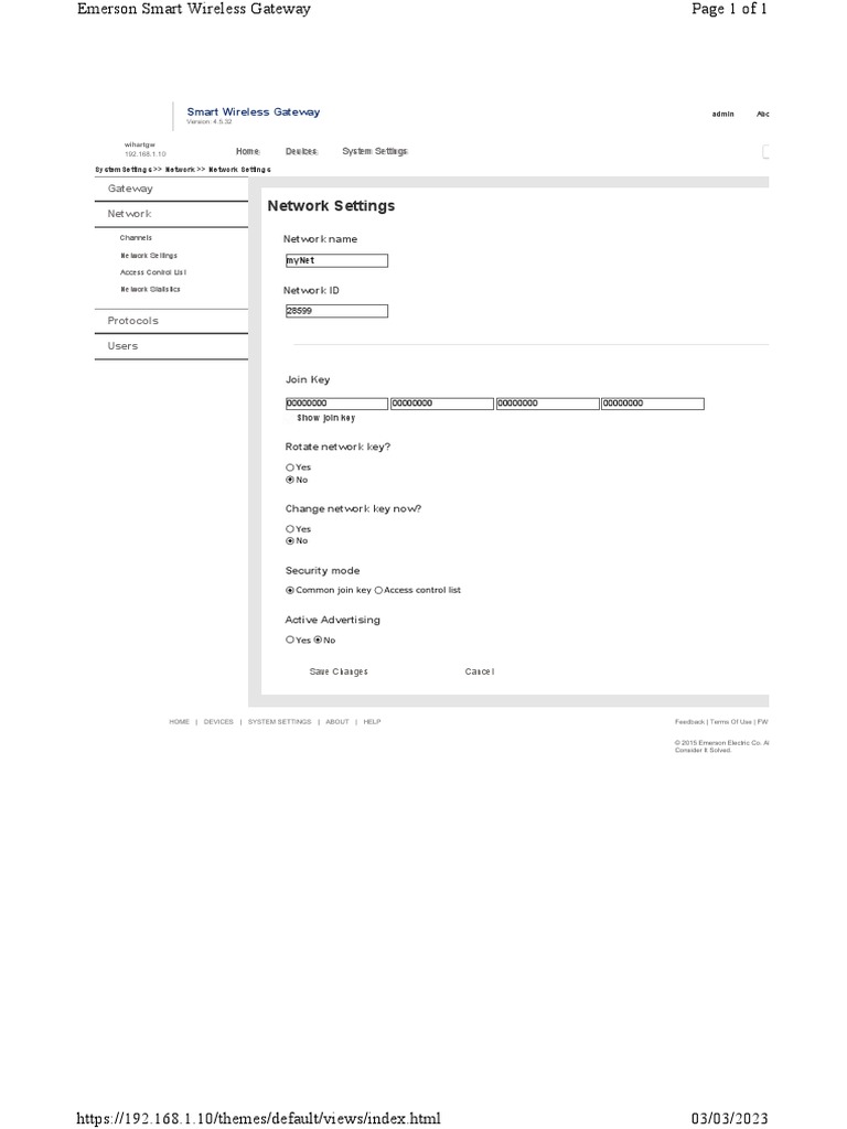 Network Settings PDF Computer Network Gateway