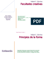 Principios de La Forma Rafael C Sanchez Proyecto Profesional