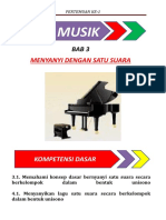 Seni Musik: Menyanyi Dengan Satu Suara