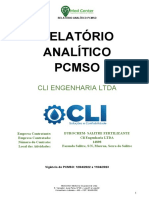 Relatório Analitico - Cli Engenharia Ltda - Eurochem