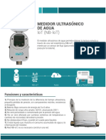 Medidor Inteligente Ultrasónico Agua MIA Cat M1 B