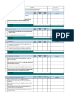 Checklist Audit Vendor Project