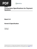 EMV Contactless Book C 8 Kernel 8 Specification v1.1 Bookmarks