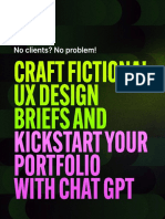 Craft Fictional UX Design Briefs With ChatGPT