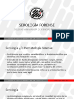 Serologia Forense Generalidades