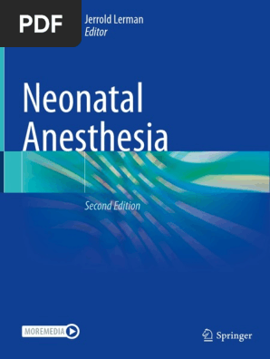 Jerrold Lerman - Neonatal Anesthesia-Springer (2023) | PDF