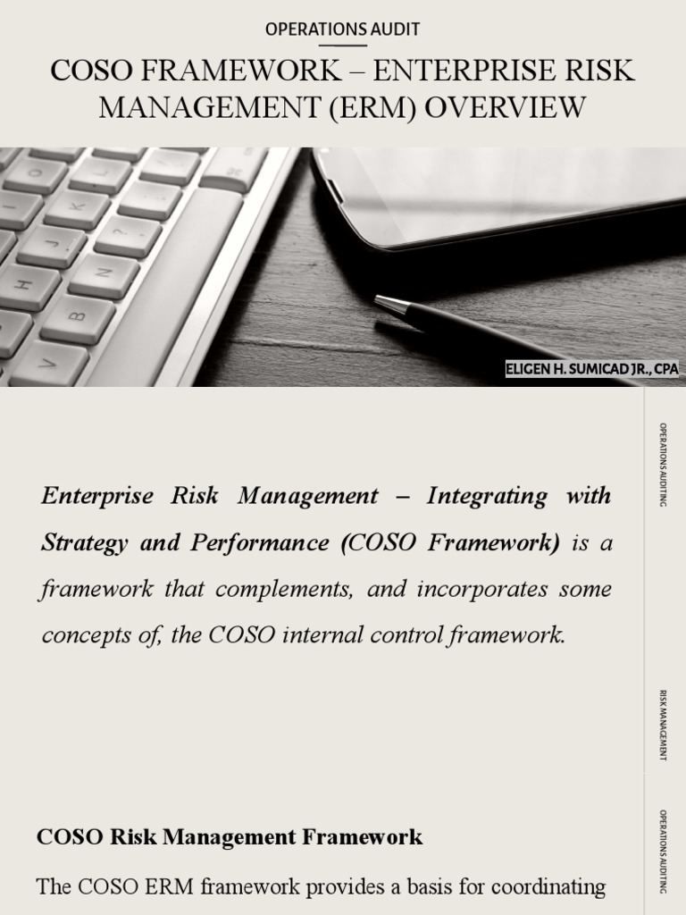 COSO ERM Framework Overview | PDF | Risk Management | Enterprise Risk ...