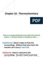 Chapter 16 - Thermochemistry