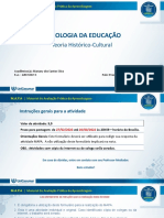 Psicologia Da Educação: Teoria Histórico-Cultural