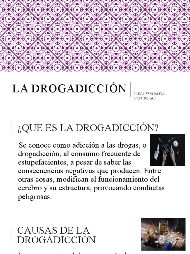 La Drogadicción | PDF
