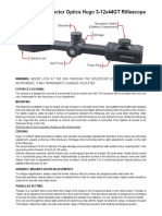 Hugo 3-12x44GT Riflescope