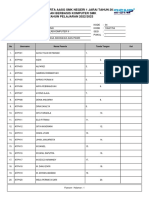 Daftar Hadir Peserta Aasg SMK Negeri 1 Jarai Tahun 2022/2023 Ujian Berbasis Komputer SMK TAHUN PELAJARAN 2022/2023