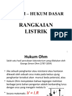 Hukum Hukum Dasar Rangkaian Listrik