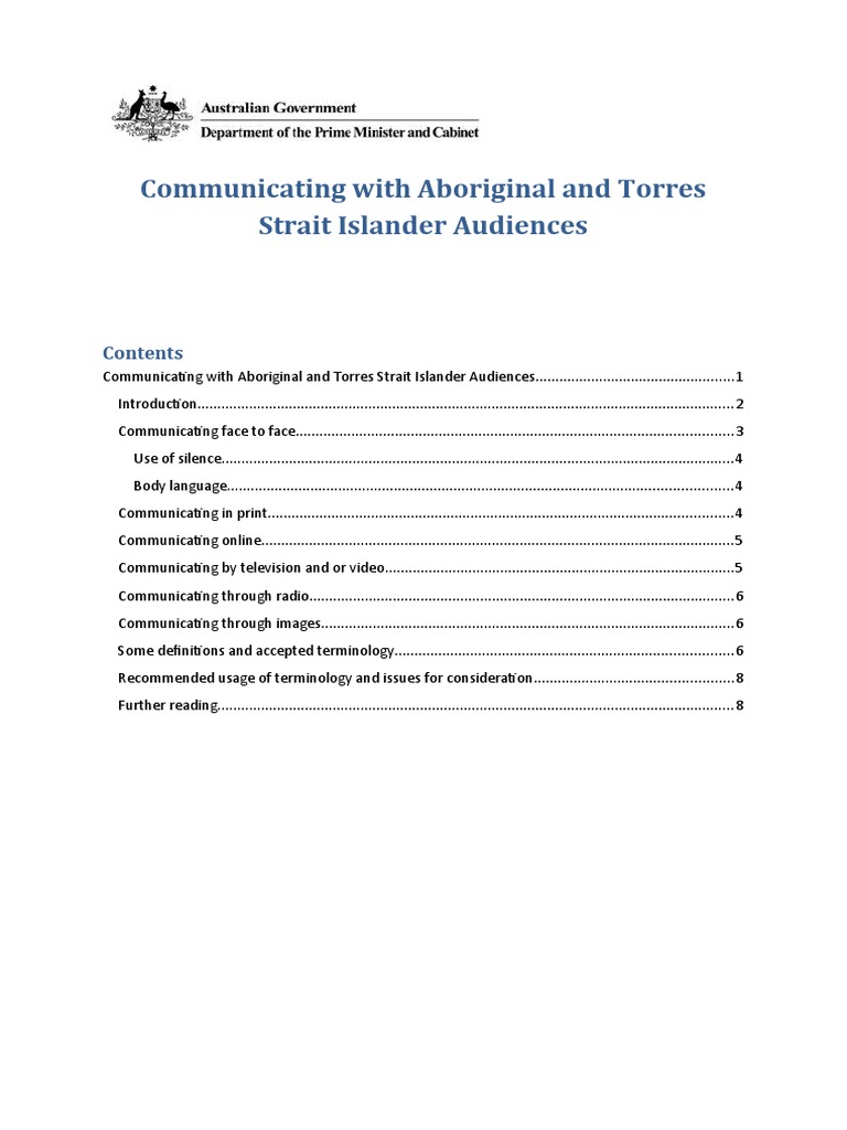Effective Communication with Indigenous Peoples | PDF | Indigenous ...