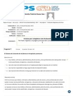 Evaluación Diagnóstica (PreTest) - Revisión Del Intento