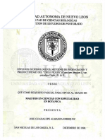 Estudios Ecofisiologicos, Metodos de Propagacion Y PRODUCTIVIDAD DEL "CHILE PIQUIN" (Capsicum Annuum L. Var