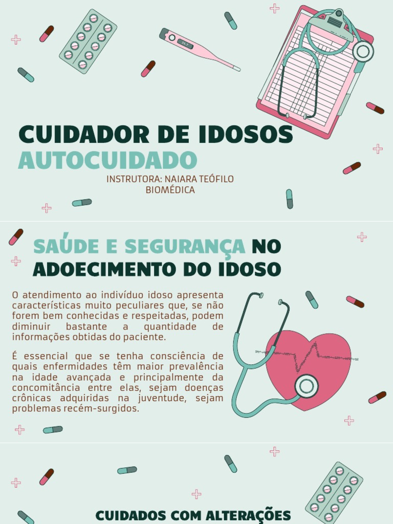 Autocuidado e Saúde do Idoso | PDF | Terceira idade | Violência