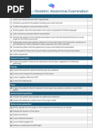Shoulder Examination OSCE Checklist | PDF